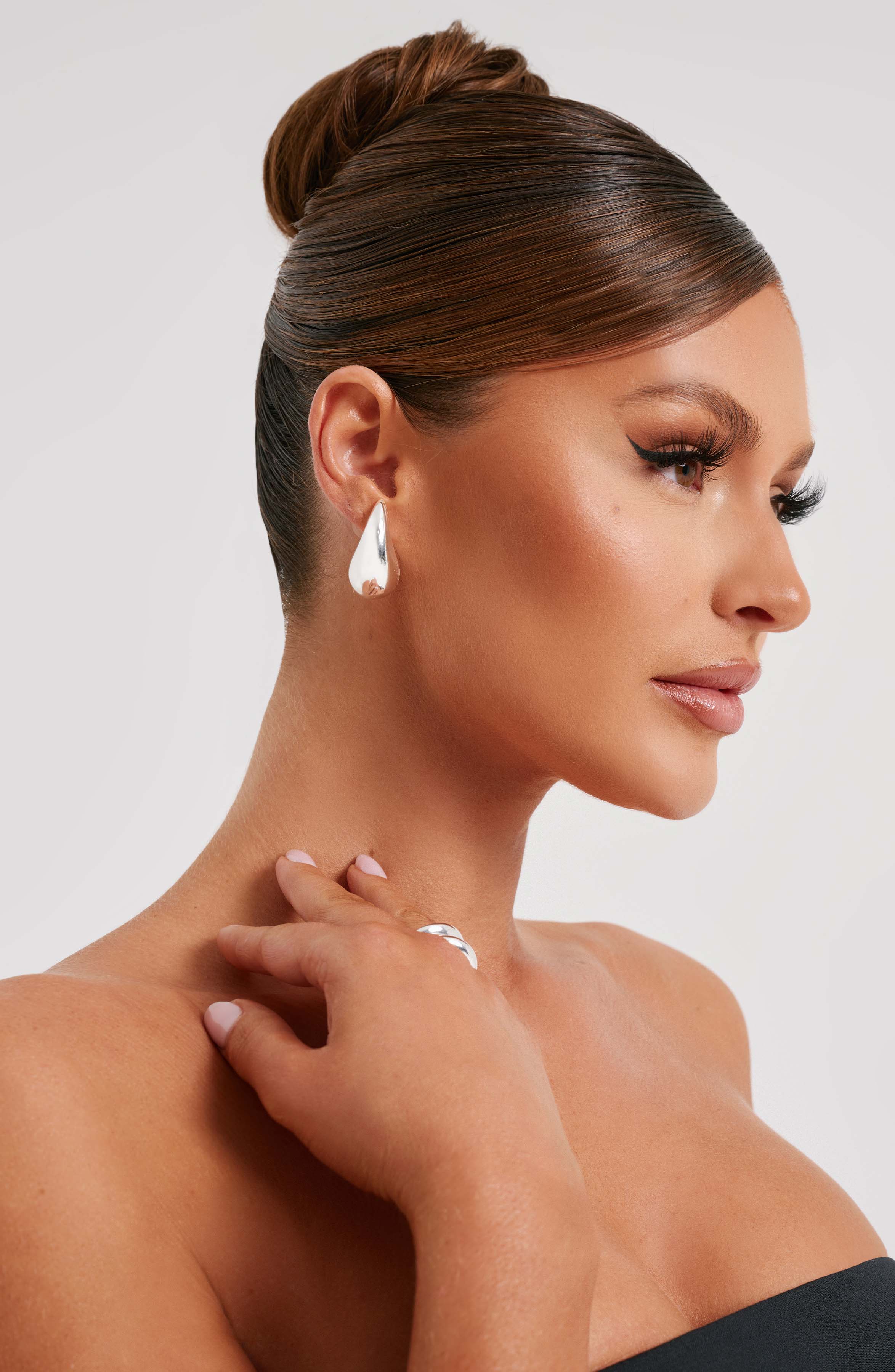 Petite Grace Earrings - Silver