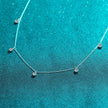 Star Clavicle 925 Sterling Silver Moissanite Necklace Cam