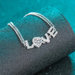 Timeless Love Script Moissanite Bracelet Bry