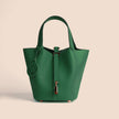 Etoupe Luxe Lock Tote
