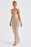 Xena Maxi Dress - Beige